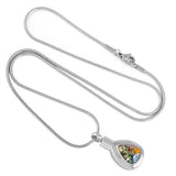 Multicolour Glass Water Drop Memorial Ash Keepsake Cremation Pendant - Cherished Urns