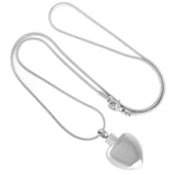 Plain Heart Memorial Ash Keepsake Cremation Pendant - Cherished Urns