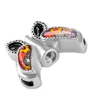 Rainbow Butterfly Memorial Ash Keepsake Cremation Pendant - Cherished Urns