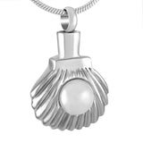 Pearl Shell Memorial Ash Keepsake Cremation Pendant - Cherished Urns