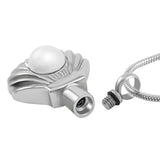 Pearl Shell Memorial Ash Keepsake Cremation Pendant - Cherished Urns