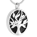 Tree Of Life Oval Memorial Ash Keepsake Cremation Pendant - Cherished Urns