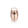 Polished Rose gold Colour Mini Keepsake Cremation Urn For Ashes - Cherished Urns