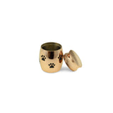 Rose Gold Paw Print Pet Keepsake Cremation Urn For Ashes - Cherished Urns