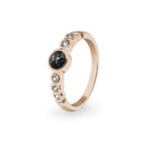 Ladies True Memorial Ashes Ring with Fine Crystals - Cherished Urns