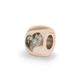 Cherish Memorial Ashes Charm Bead with Fine Crystals - Cherished Urns