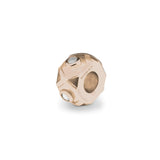 Peace Memorial Ashes Charm Bead with Fine Crystals - Cherished Urns