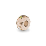 Peace Memorial Ashes Charm Bead with Fine Crystals - Cherished Urns