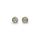 Ladies Sterling Silver Classic Round Memorial Ashes Earrings - Cherished Urns