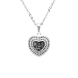 Ladies Cherish Memorial Ashes Pendant with Fine Crystals - Cherished Urns