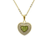 Ladies Cherish Memorial Ashes Pendant with Fine Crystals - Cherished Urns