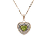 Ladies Cherish Memorial Ashes Pendant with Fine Crystals - Cherished Urns