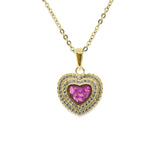 Ladies Cherish Memorial Ashes Pendant with Fine Crystals - Cherished Urns