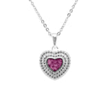 Ladies Cherish Memorial Ashes Pendant with Fine Crystals - Cherished Urns