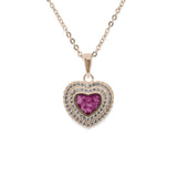 Ladies Cherish Memorial Ashes Pendant with Fine Crystals - Cherished Urns