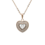 Ladies Cherish Memorial Ashes Pendant with Fine Crystals - Cherished Urns