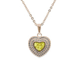 Ladies Cherish Memorial Ashes Pendant with Fine Crystals - Cherished Urns