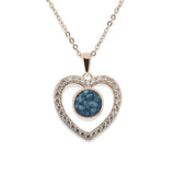 Ladies Forever Memorial Ashes Pendant with Fine Crystals - Cherished Urns