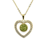 Ladies Forever Memorial Ashes Pendant with Fine Crystals - Cherished Urns