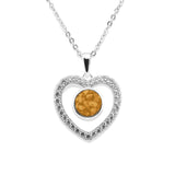 Ladies Forever Memorial Ashes Pendant with Fine Crystals - Cherished Urns