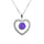 Ladies Forever Memorial Ashes Pendant with Fine Crystals - Cherished Urns