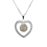 Ladies Forever Memorial Ashes Pendant with Fine Crystals - Cherished Urns