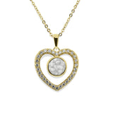 Ladies Forever Memorial Ashes Pendant with Fine Crystals - Cherished Urns