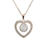 Ladies Forever Memorial Ashes Pendant with Fine Crystals - Cherished Urns