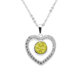 Ladies Forever Memorial Ashes Pendant with Fine Crystals - Cherished Urns