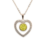Ladies Forever Memorial Ashes Pendant with Fine Crystals - Cherished Urns