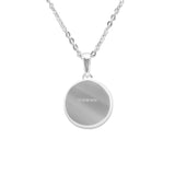 Ladies Classic Round Memorial Ashes Pendant - Cherished Urns
