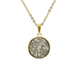 Ladies Classic Round Memorial Ashes Pendant - Cherished Urns