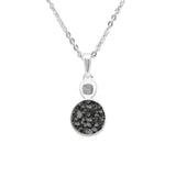 Ladies Delicate Drop Memorial Ashes Pendant - Cherished Urns