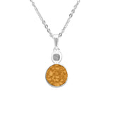 Ladies Delicate Drop Memorial Ashes Pendant - Cherished Urns
