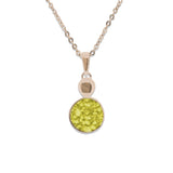 Ladies Delicate Drop Memorial Ashes Pendant - Cherished Urns