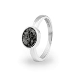 Ladies Oval Memorial Ashes Ring - Cherished Urns