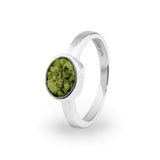 Ladies Oval Memorial Ashes Ring - Cherished Urns