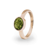 Ladies Oval Memorial Ashes Ring - Cherished Urns
