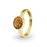 Ladies Oval Memorial Ashes Ring - Cherished Urns