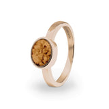 Ladies Oval Memorial Ashes Ring - Cherished Urns