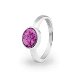 Ladies Oval Memorial Ashes Ring - Cherished Urns