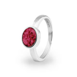 Ladies Oval Memorial Ashes Ring - Cherished Urns