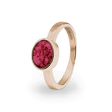 Ladies Oval Memorial Ashes Ring - Cherished Urns