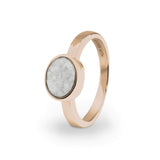 Ladies Oval Memorial Ashes Ring - Cherished Urns