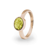 Ladies Oval Memorial Ashes Ring - Cherished Urns