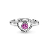 Ladies Forever Memorial Ashes Ring with Fine Crystals - Cherished Urns