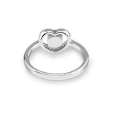 Ladies Forever Memorial Ashes Ring with Fine Crystals - Cherished Urns