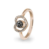 Ladies Forever Memorial Ashes Ring with Fine Crystals - Cherished Urns