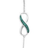 Ladies Infinity Memorial Ashes Bracelet - Cherished Urns