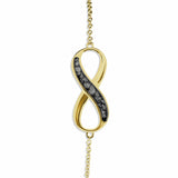 Ladies Infinity Memorial Ashes Bracelet - Cherished Urns